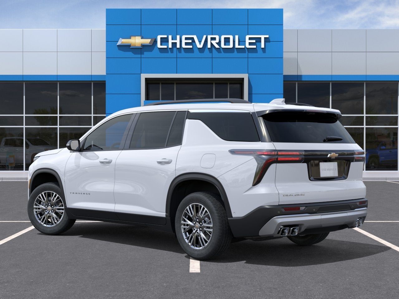 2026 Chevrolet Traverse — rear three-quarter view