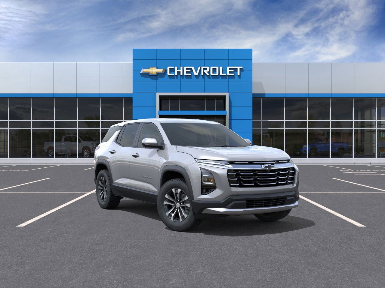 2026 Chevrolet Equinox LT in Sterling Gray Metallic — front three-quarter view