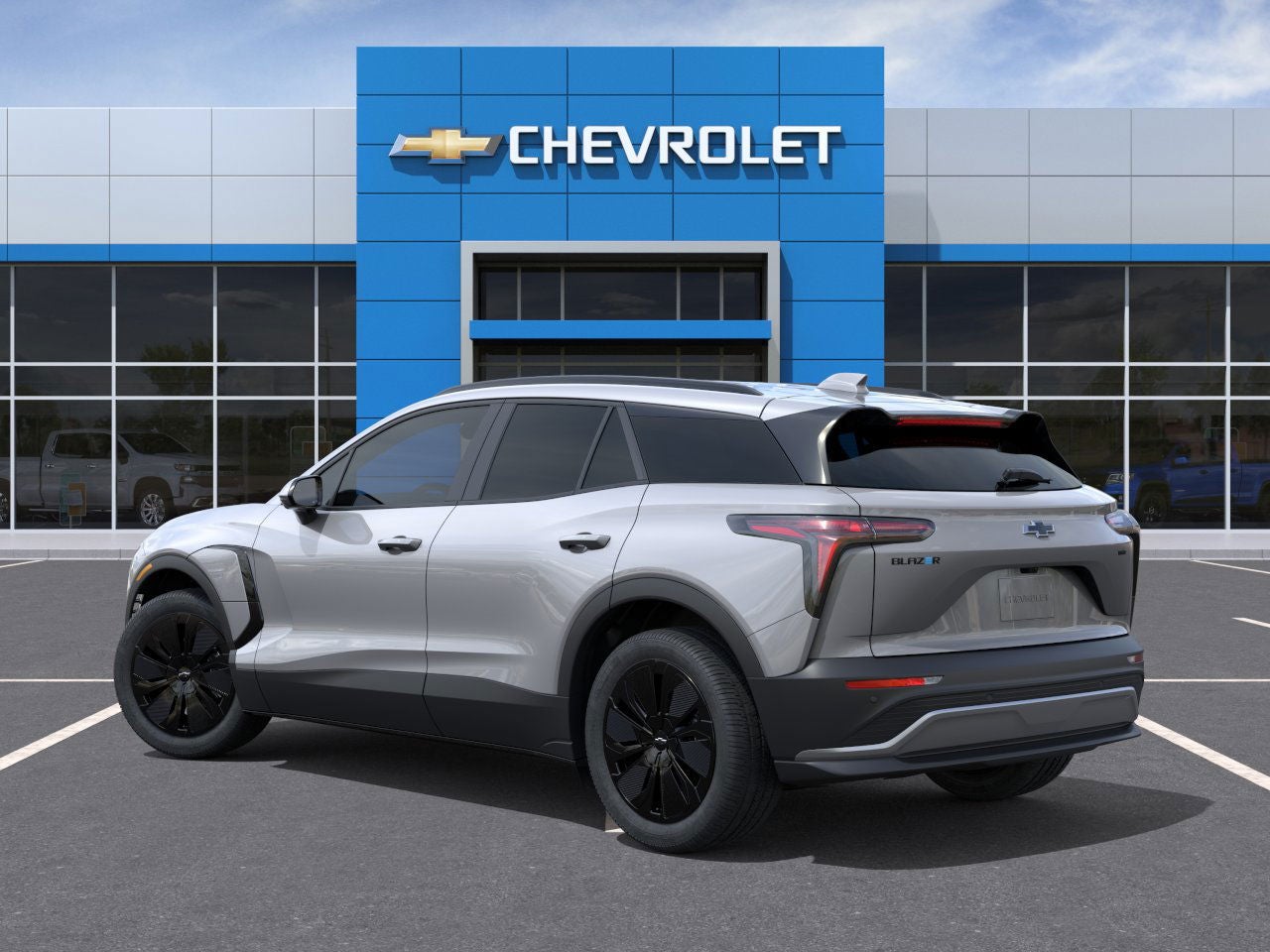 2025 Chevrolet Blazer EV — rear three-quarter view